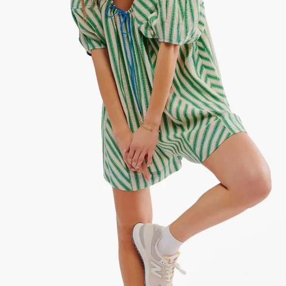 Free People Bop Around Romper - Picture 5 of 6